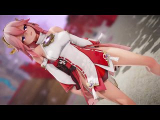 video 原神 genshin impact八重神子でaespa savagemmdカメラ配布 camera dl sex
