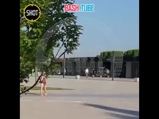 video абсолютно голая особа была замечена там в парке галицкого в краснодаре sex