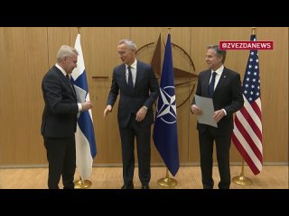 video финляндия официально стала 31 м членом нато президент этой страны передал блинкену документ о присоединении к sex