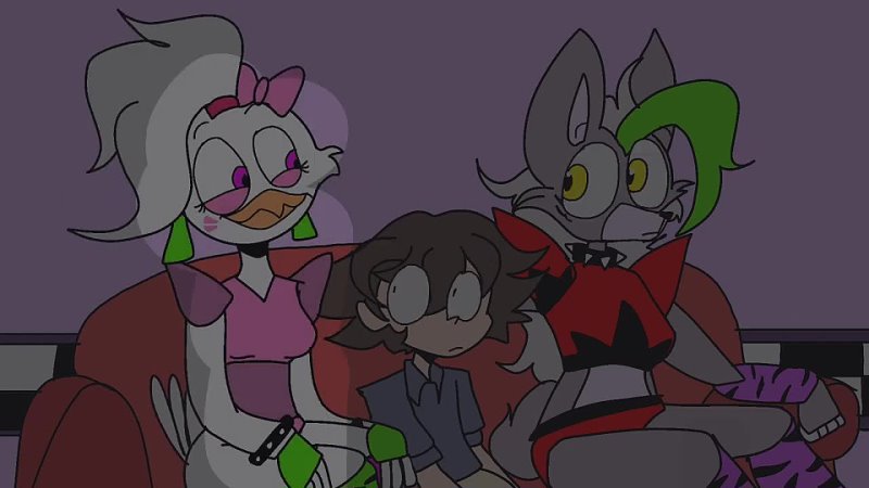 video i swallowed a flashlight fnaf animation ft roxanne wolf gregory glamrock chica sex