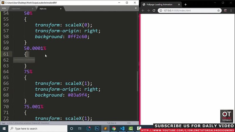 video css fullscreen loading page animation effects css3 animation tutorial sex