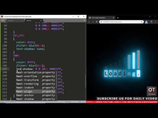 video css glowing loading page animation effects css3 animation tutorial sex