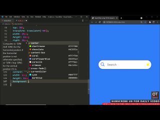 video search bar using html css javascript css expandable search box sex