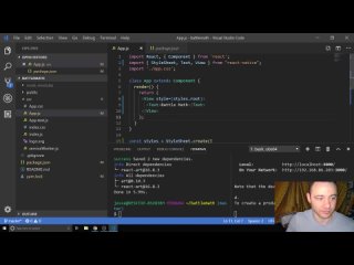 video react native web setup part 2 p7d2 live coding with jesse sex