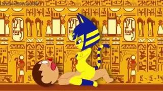 video египетская кошка ankha ankha zone анкха egyptiain cat хентай hentai секс sex sex