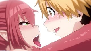 video kemonokko tsuushin the animation episode 3 hentai хентай big tits breasts handjob monster girl apron eggs harpy sex