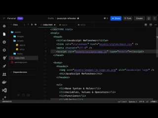 video 003 adding javascript to a page how react projects differ sex