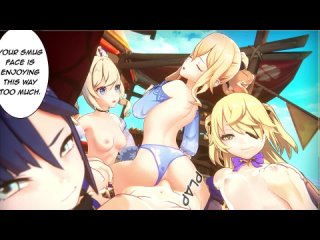 video fischl x jean x barbara x mona фишль x джинн x барбара x мона genshin impactpart 2 sex