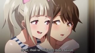 video аниме хентай порно две симпатичные тянки соблазняют молодого парня sex
