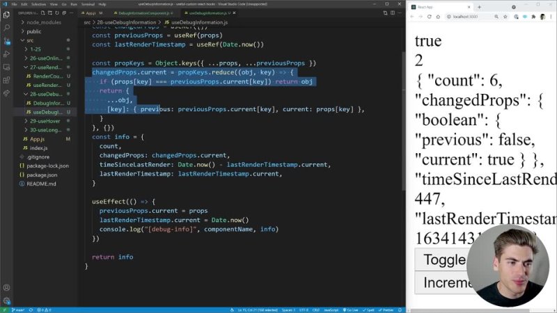video save hours debugging with these react hooks sex