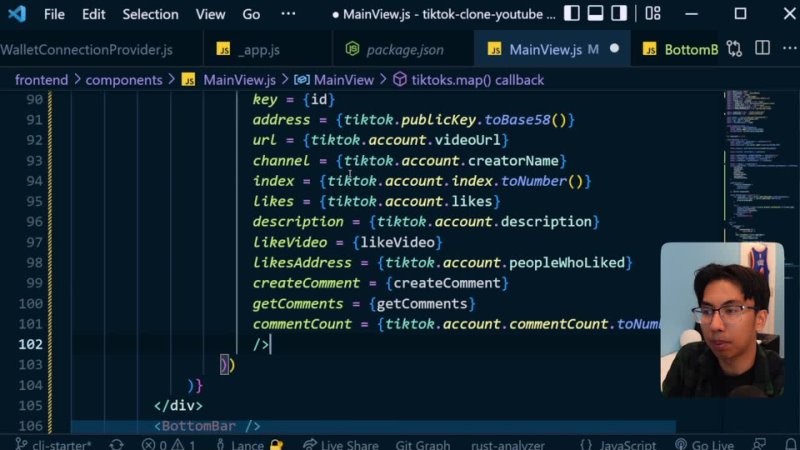 video build tiktok web 3 0 blockchain app with solana rust next js netlify sex