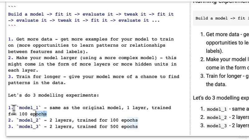 video 054 setting up tensorflow modelling experiments part 2 start with a simple model sex