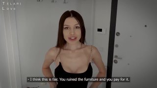 video хозяйка квартиры хотела украсть задаток но ее трахнули в мокрую киску порно трах ебля секс porn milf home шлюха sex