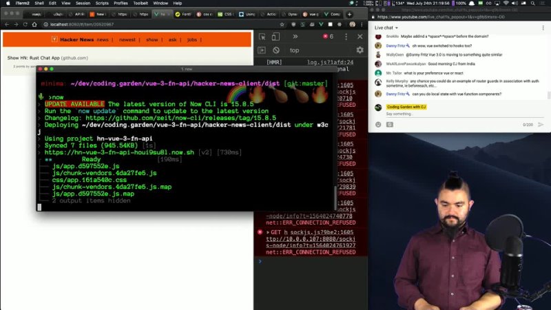 video build a hacker news client with the vue 3 function based component api vuex and vue hooks sex