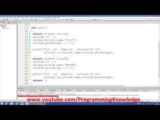 video c programming for beginners 25 struct structures in c sex