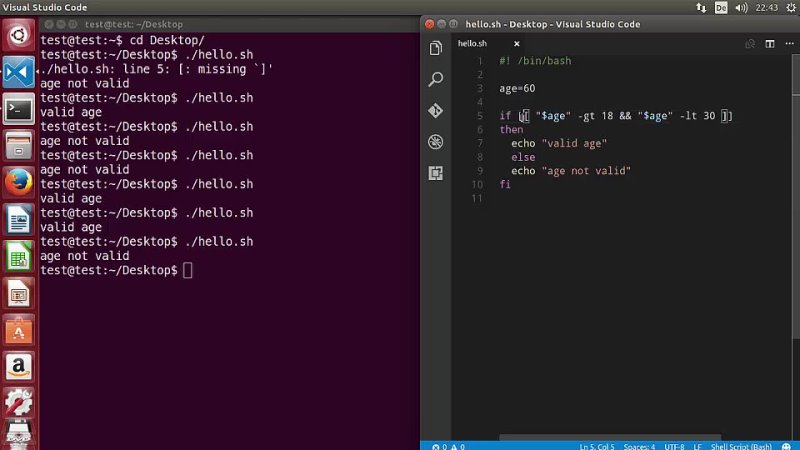 video shell scripting tutorial for beginners 8 logical and operator sex