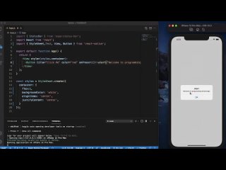 video react native tutorial 6 react native button sex