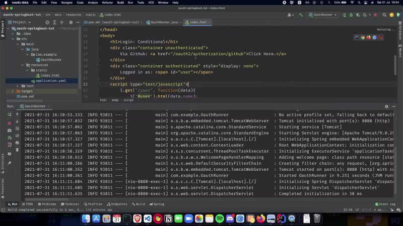 video basic spring boot oauth2 authentication tutorial 3 implementing log out with springboot oauth2 sex