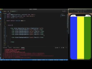 video react native tutorial 19 react native flex layout with flexbox sex