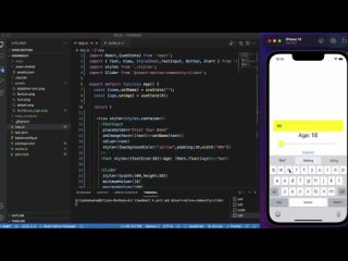 video react native tutorial 53 react native slider example sex