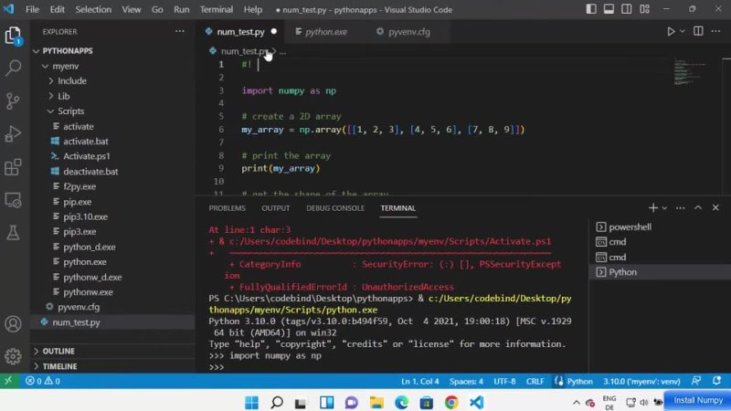 video set up python virtual environment in visual studio code vs code vscode activate venv 2023 sex