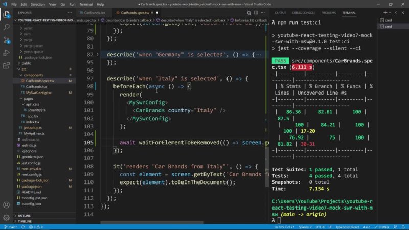 video react hooks swr test components that useswr mock service worker react js testing tutorial 7 sex