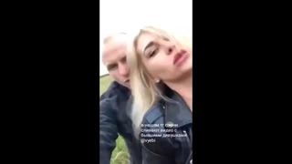 video наркоман ебёт на улице обдолбанную как шлюху последнюю давалка дает в жопу и сосет делает минет sex