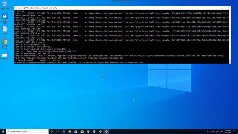 video ruby on rails and postgres on azure end to end tutorial developing and deploying ruby and postgres sex