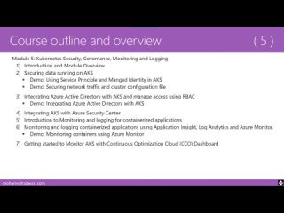 video azure kubernetes service deep dive introduction and course overview aksdd lesson 1 module 1 sex