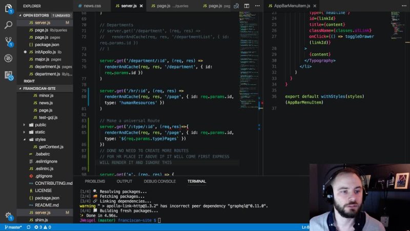 video react routing with nextjs and express p5d29 live coding with jesse sex