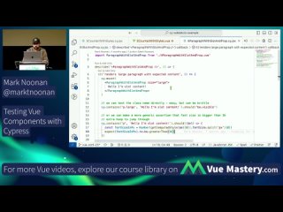 video testing vue components with cypress vueconf us 2023 дата оригинальной публикации 07 11 2023 sex