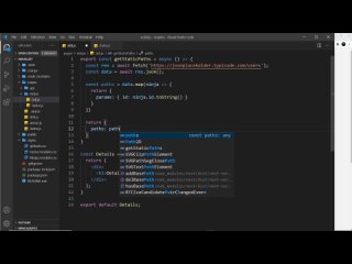 video next js tutorial 12 dynamic routes part 2 getstaticpaths sex