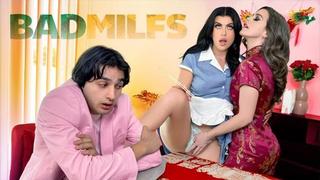 video gal ritchie and nicole emma vaunt filthy threesome with our favorite waitress sex