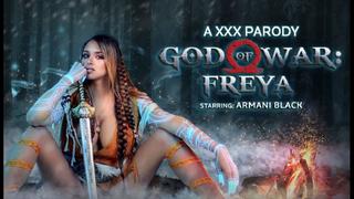 video god of war freya vr porn parody armani black порно виар vr 3d 8к sex