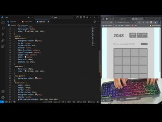 video how to make a game 2048 using html css javascript part 1 mp4 sex