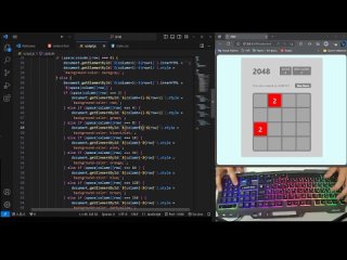 video how to make a game 2048 using html css javascript part 2 mp4 sex