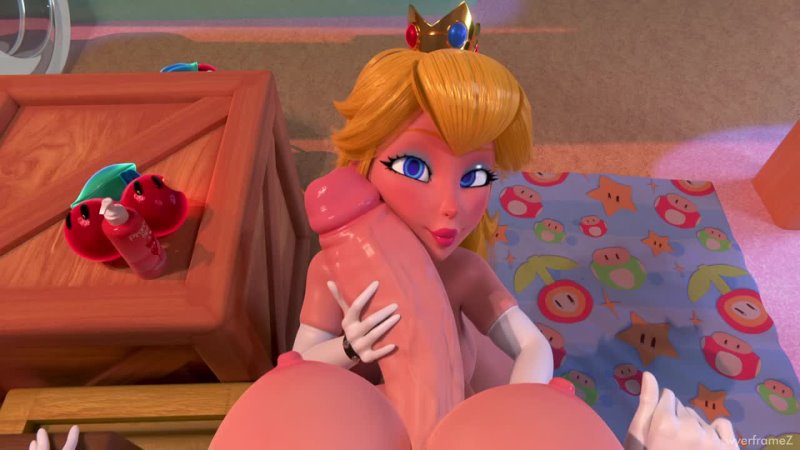 video принцесса обожает большие futanari blowjob cum sperm 3d mario princess peach game porno cute large dick webm sex