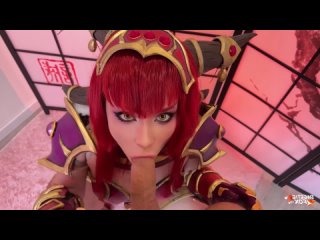 video глубоко сосёт и жёстко трахается sweetie fox alexstrasza deepthroats and hard fucks анал пизда anal pussy gape sex