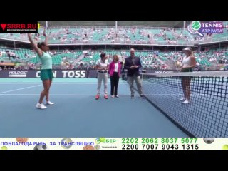 video теннис даниэль коллинз каролин гарсия 14 финала wta 1000 майами 2024 miami open 2024 27 марта 2024 sex