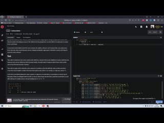 video решение задач code wars на python candy problem 7 kyu sex