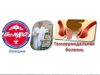 video лекция геморрой анатомия механизмы развития клиника диагностика хирургическое лечение sex