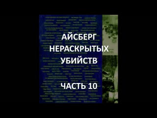 video айсберг нераскрытых молодые часть 10 алфавитный убийца смерть барри и хани шерман резня в кэдди sex