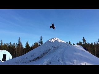 video daniel bodin lands huge double backflip on a snowmobile sex