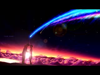video мицуха и таки на закате под звездами из аниме твое имя живые обои для wallpaper engine sex