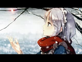 video светловолосая аниме девушка и снегопад живые обои для wallpaper engine sex