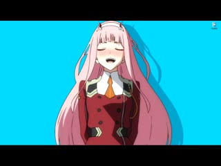 video девушка из аниме darling in the franxx ep 5 прыгает на rgb фоне живые обои для wallpaper engine sex