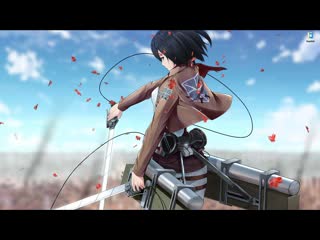 video микаса акерман с двумя мечами из манги атака на титанов живые обои для wallpaper engine sex