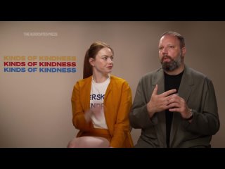 video emma stone and yorgos lanthimos on kinds of kindness ap interview sex
