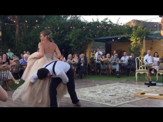 video bride puts a spell on her magician groom during first dance sex