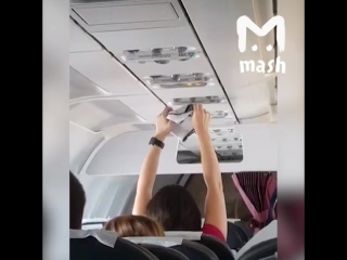 video девушка сушит трусики в салоне во время полета sex